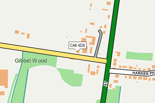 CA6 4DS map - OS OpenMap – Local (Ordnance Survey)