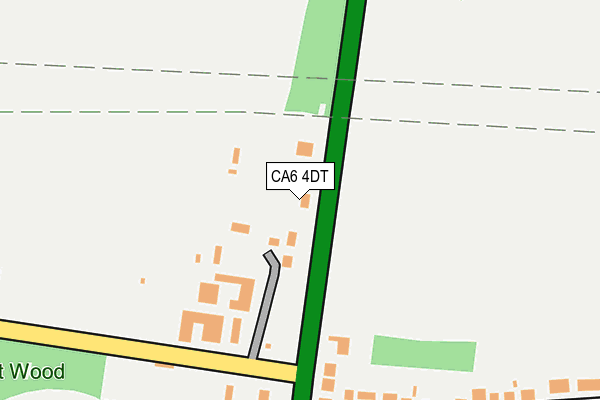 CA6 4DT map - OS OpenMap – Local (Ordnance Survey)