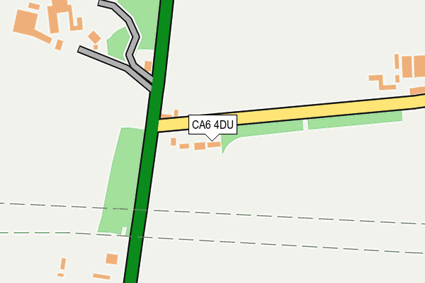 CA6 4DU map - OS OpenMap – Local (Ordnance Survey)