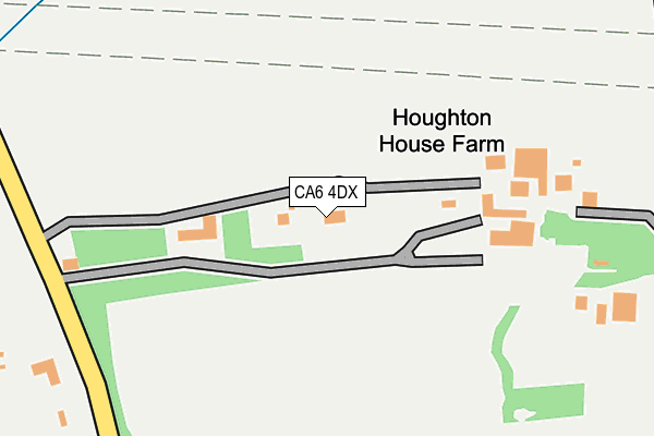 CA6 4DX map - OS OpenMap – Local (Ordnance Survey)