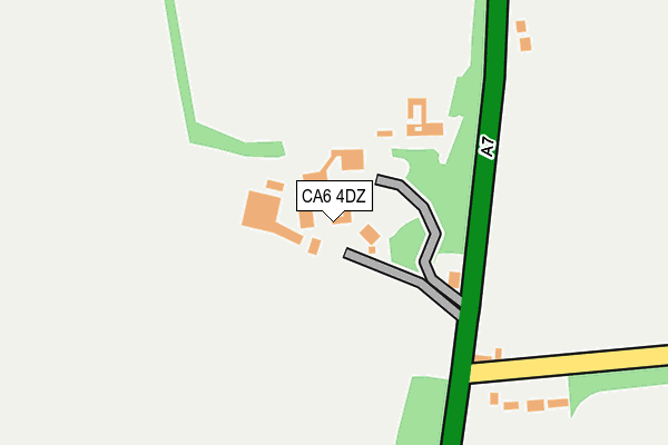 CA6 4DZ map - OS OpenMap – Local (Ordnance Survey)