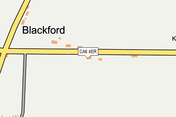 CA6 4ER map - OS OpenMap – Local (Ordnance Survey)