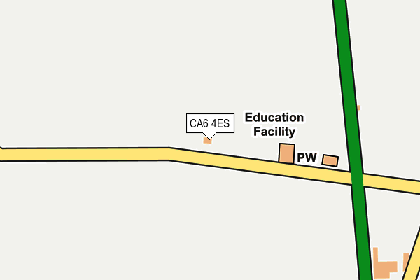 CA6 4ES map - OS OpenMap – Local (Ordnance Survey)