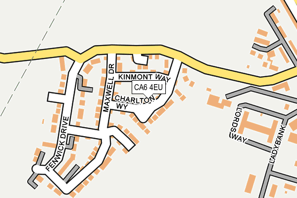 CA6 4EU map - OS OpenMap – Local (Ordnance Survey)