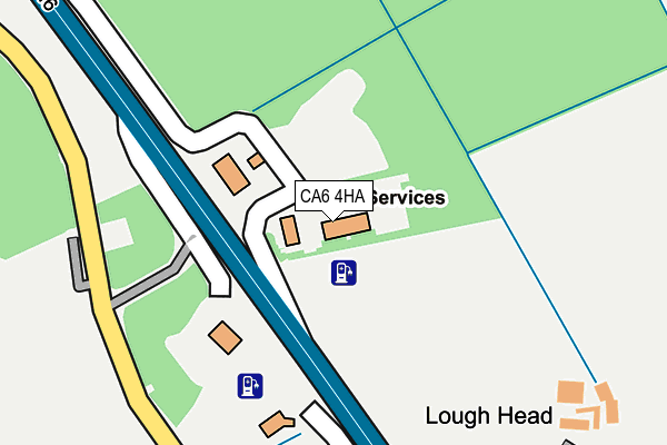 CA6 4HA map - OS OpenMap – Local (Ordnance Survey)