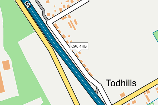 CA6 4HB map - OS OpenMap – Local (Ordnance Survey)