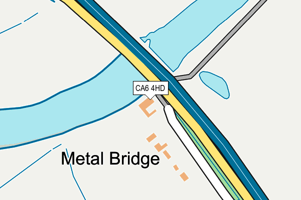 CA6 4HD map - OS OpenMap – Local (Ordnance Survey)