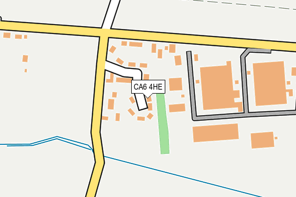 CA6 4HE map - OS OpenMap – Local (Ordnance Survey)