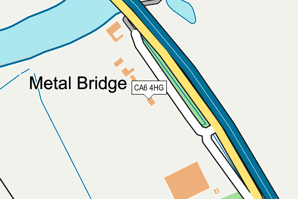 CA6 4HG map - OS OpenMap – Local (Ordnance Survey)