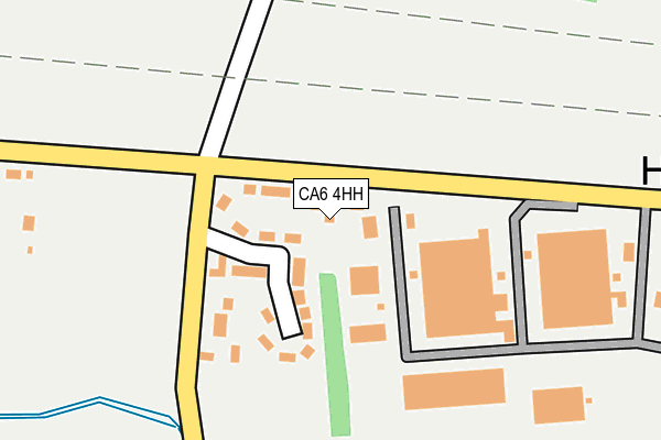 CA6 4HH map - OS OpenMap – Local (Ordnance Survey)