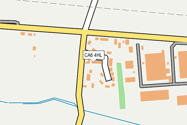 CA6 4HL map - OS OpenMap – Local (Ordnance Survey)