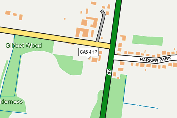 CA6 4HP map - OS OpenMap – Local (Ordnance Survey)