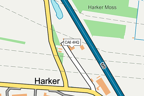 CA6 4HQ map - OS OpenMap – Local (Ordnance Survey)