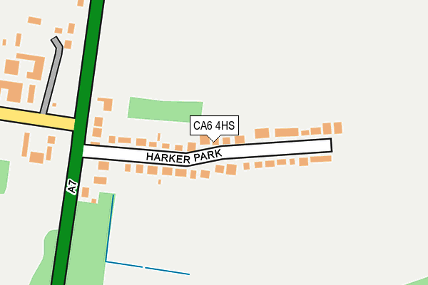 CA6 4HS map - OS OpenMap – Local (Ordnance Survey)