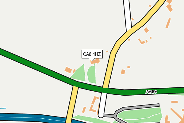 CA6 4HZ map - OS OpenMap – Local (Ordnance Survey)