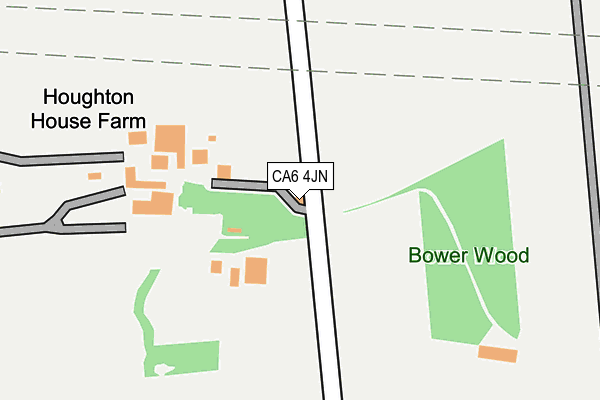 CA6 4JN map - OS OpenMap – Local (Ordnance Survey)