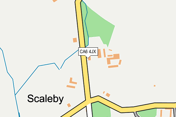CA6 4JX map - OS OpenMap – Local (Ordnance Survey)