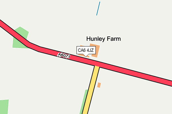 CA6 4JZ map - OS OpenMap – Local (Ordnance Survey)