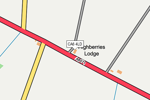 CA6 4LD map - OS OpenMap – Local (Ordnance Survey)