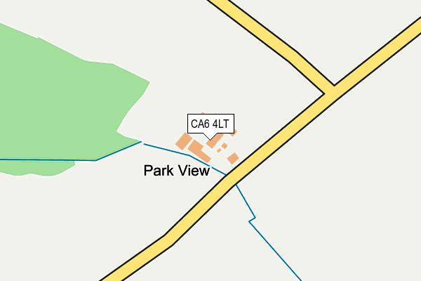 CA6 4LT map - OS OpenMap – Local (Ordnance Survey)