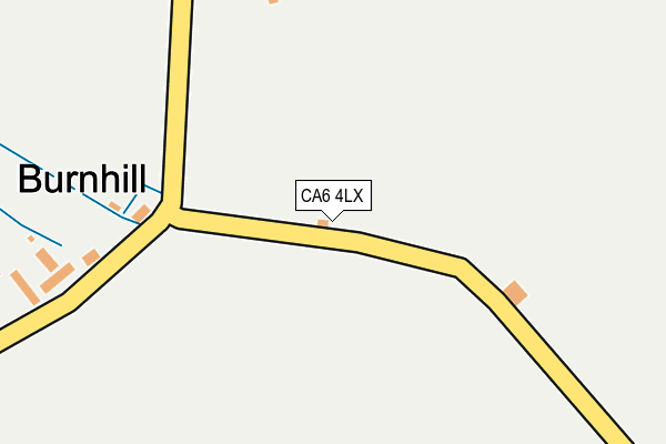 CA6 4LX map - OS OpenMap – Local (Ordnance Survey)