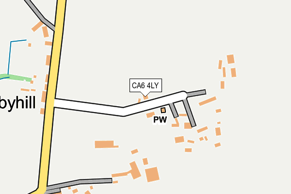 CA6 4LY map - OS OpenMap – Local (Ordnance Survey)