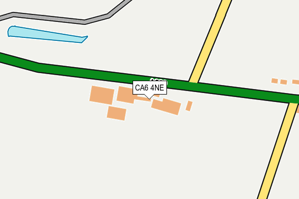 CA6 4NE map - OS OpenMap – Local (Ordnance Survey)