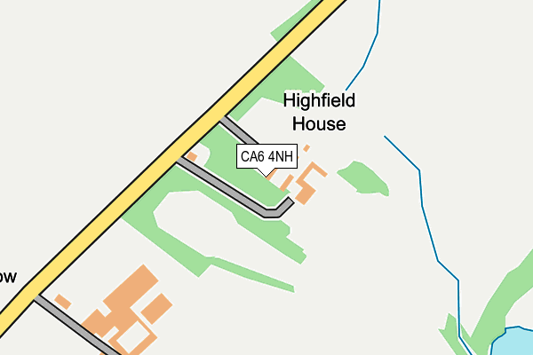 CA6 4NH map - OS OpenMap – Local (Ordnance Survey)