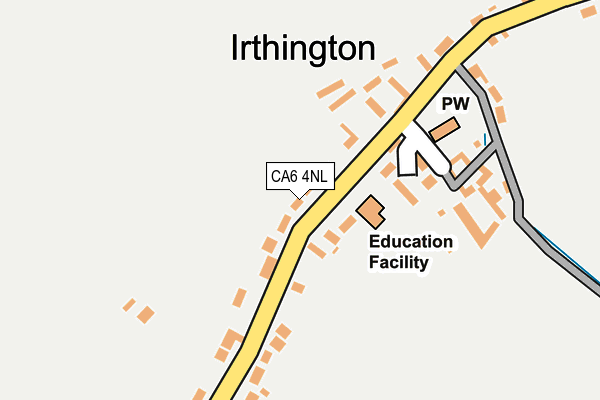 CA6 4NL map - OS OpenMap – Local (Ordnance Survey)