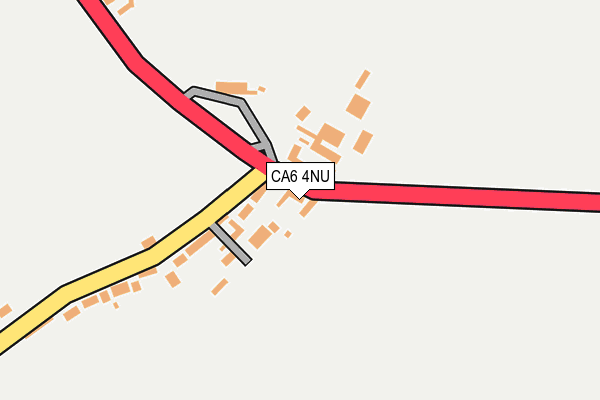 CA6 4NU map - OS OpenMap – Local (Ordnance Survey)