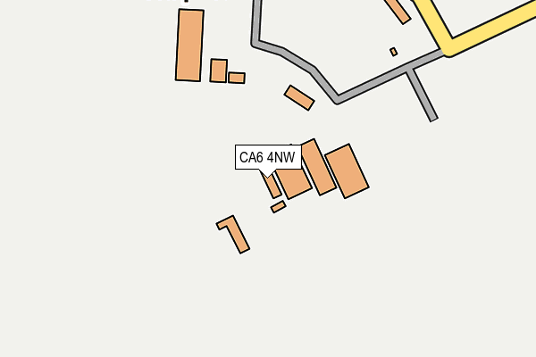 CA6 4NW map - OS OpenMap – Local (Ordnance Survey)