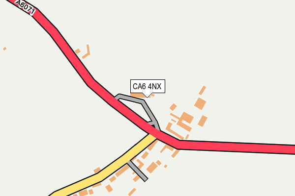 CA6 4NX map - OS OpenMap – Local (Ordnance Survey)