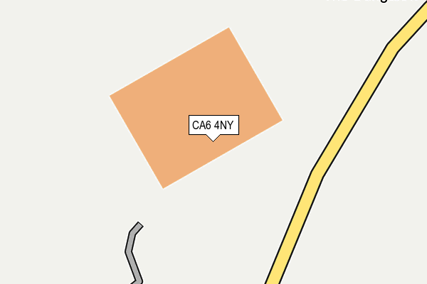 CA6 4NY map - OS OpenMap – Local (Ordnance Survey)