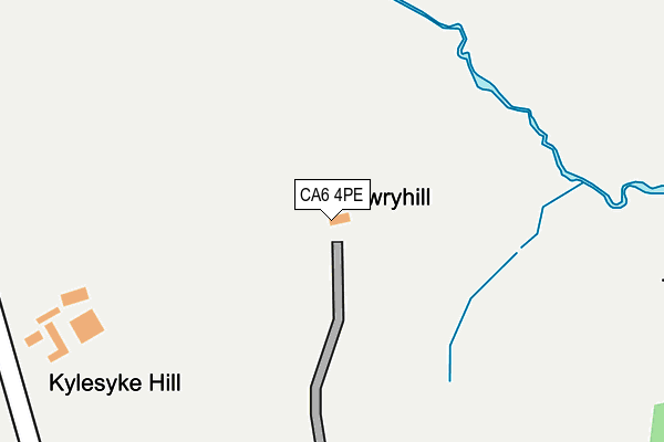 CA6 4PE map - OS OpenMap – Local (Ordnance Survey)