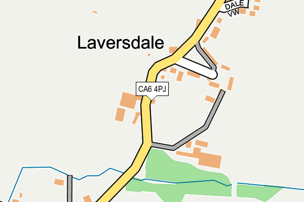 CA6 4PJ map - OS OpenMap – Local (Ordnance Survey)