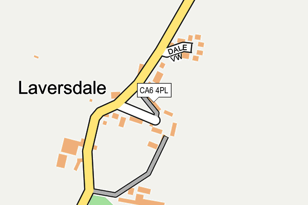 CA6 4PL map - OS OpenMap – Local (Ordnance Survey)