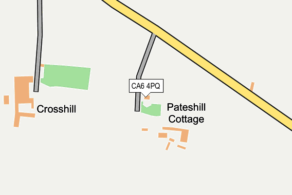 CA6 4PQ map - OS OpenMap – Local (Ordnance Survey)