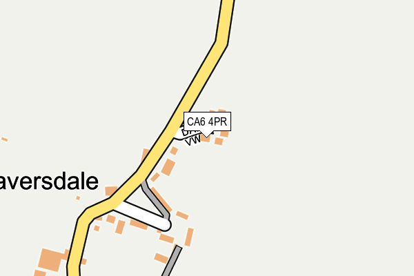 CA6 4PR map - OS OpenMap – Local (Ordnance Survey)