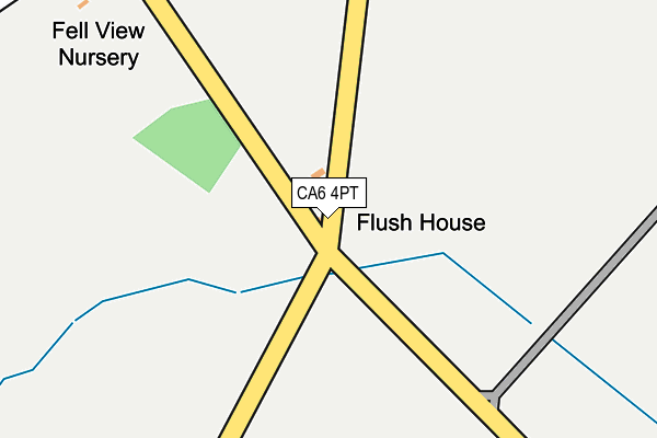 CA6 4PT map - OS OpenMap – Local (Ordnance Survey)