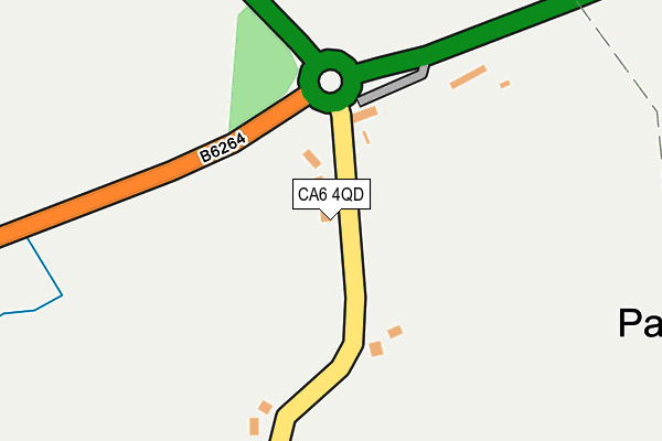 CA6 4QD map - OS OpenMap – Local (Ordnance Survey)