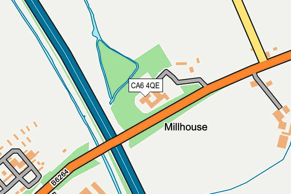 CA6 4QE map - OS OpenMap – Local (Ordnance Survey)