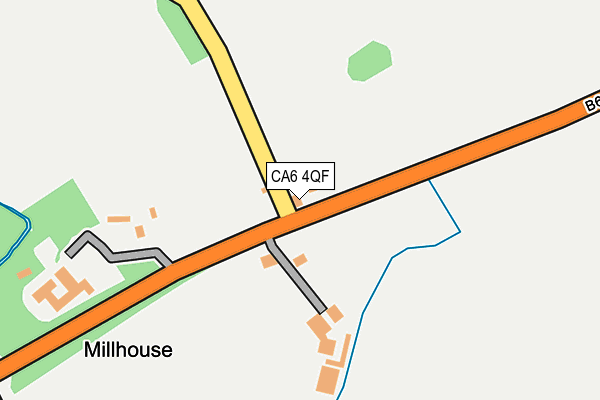 CA6 4QF map - OS OpenMap – Local (Ordnance Survey)