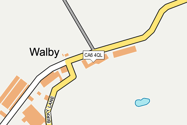 CA6 4QL map - OS OpenMap – Local (Ordnance Survey)