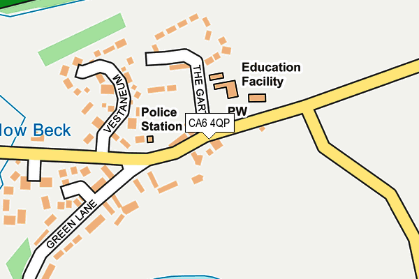 CA6 4QP map - OS OpenMap – Local (Ordnance Survey)