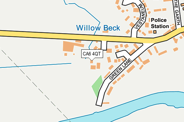 CA6 4QT map - OS OpenMap – Local (Ordnance Survey)