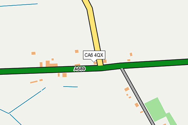 CA6 4QX map - OS OpenMap – Local (Ordnance Survey)