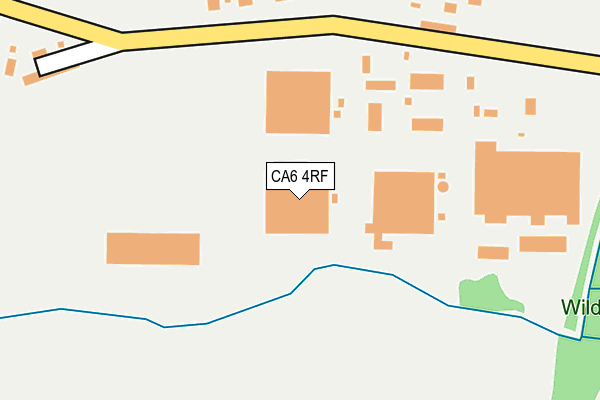 CA6 4RF map - OS OpenMap – Local (Ordnance Survey)