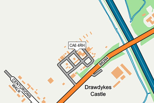 CA6 4RH map - OS OpenMap – Local (Ordnance Survey)