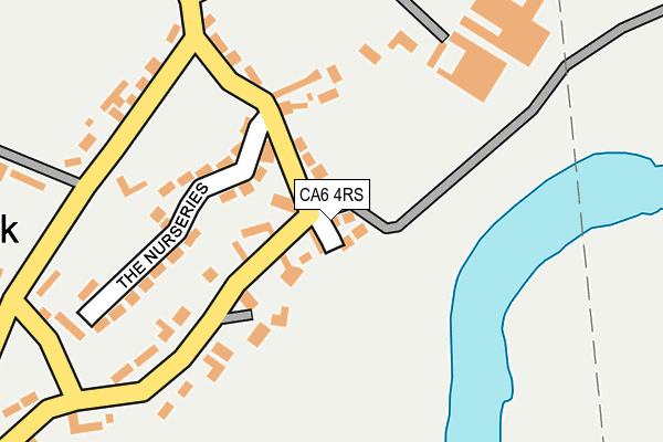 CA6 4RS map - OS OpenMap – Local (Ordnance Survey)