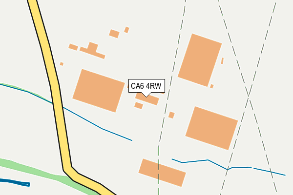 CA6 4RW map - OS OpenMap – Local (Ordnance Survey)